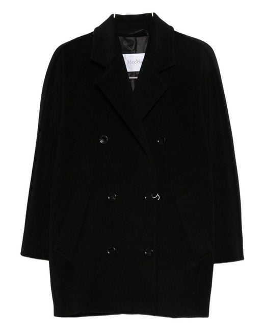 Max Mara Black 101801 Icon Coat Short