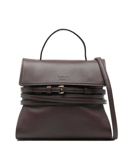 Moschino Black Tie Me Bag Small