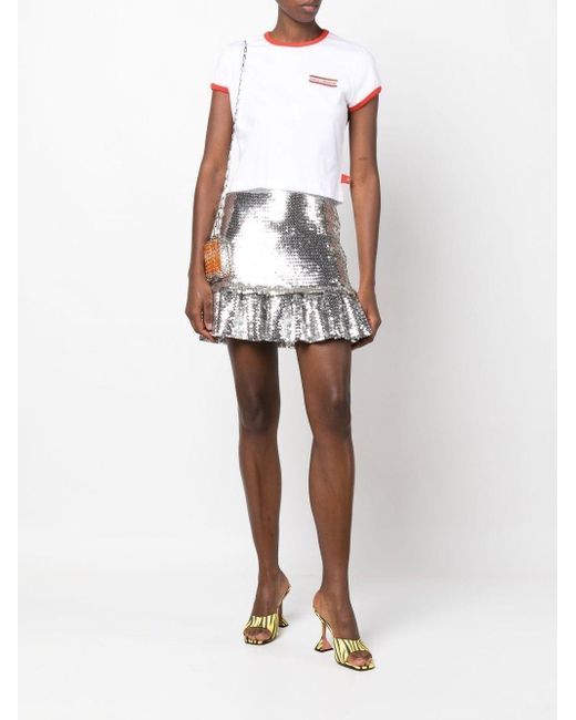 Paco Rabanne Skirts Silver in Grey Save 10% Womens Skirts Paco Rabanne Skirts 