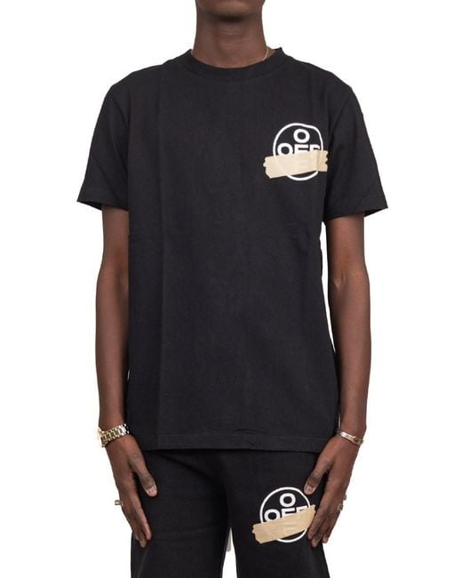 Off-White c/o Virgil Abloh Black Tape Arrows Oversized T-shirt for men