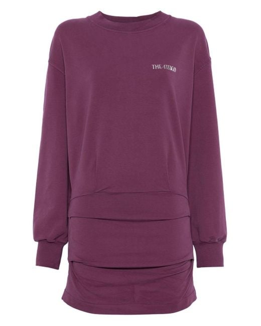Abito Corto di The Attico in Purple