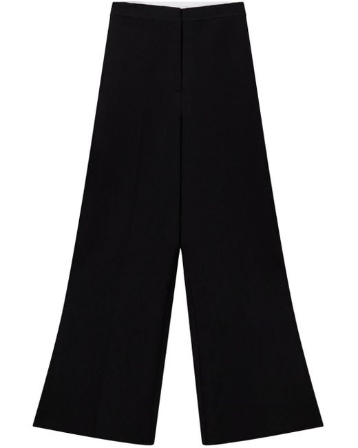 Stella McCartney Black High-waisted Wool Trousers