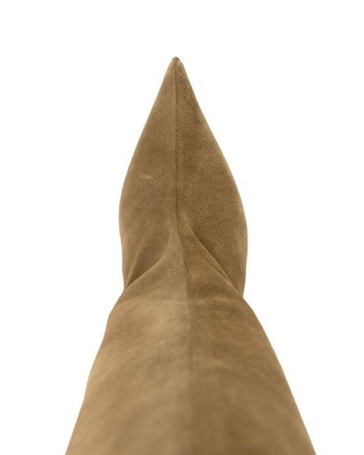 Stivali in suede di The Attico in Green