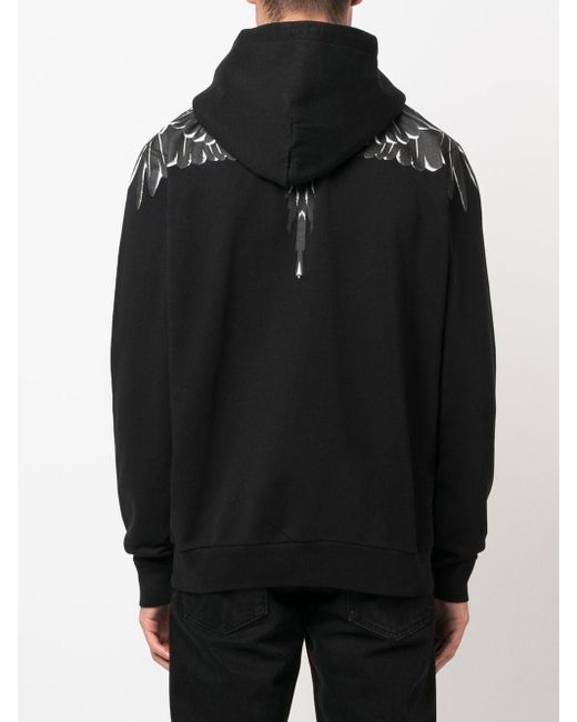 FELPA CON STAMPA di Marcelo Burlon in Black da Uomo