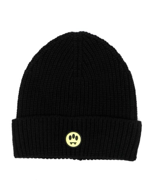 Berretto Logo di Barrow in Black da Uomo
