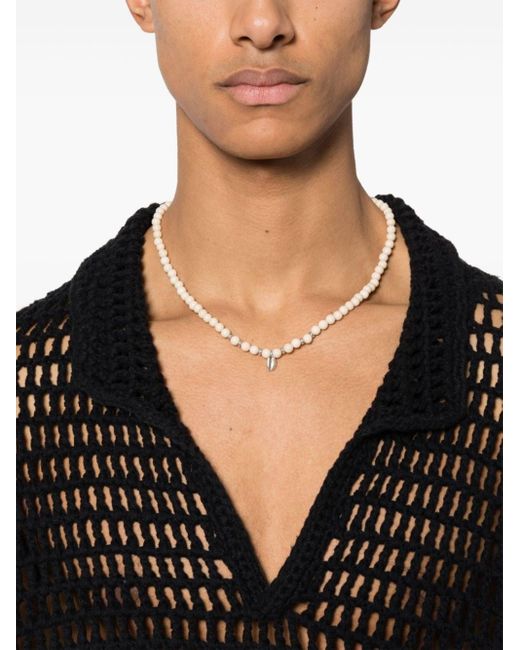 Isabel Marant White Necklace With Pendant for men