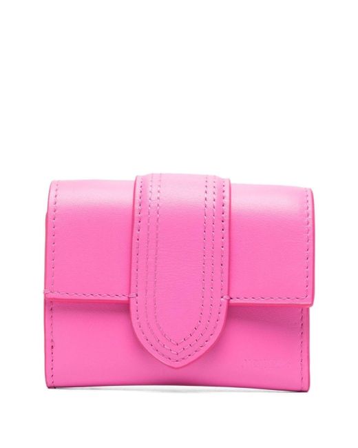 Jacquemus Pink Le Compact Bambino Wallet