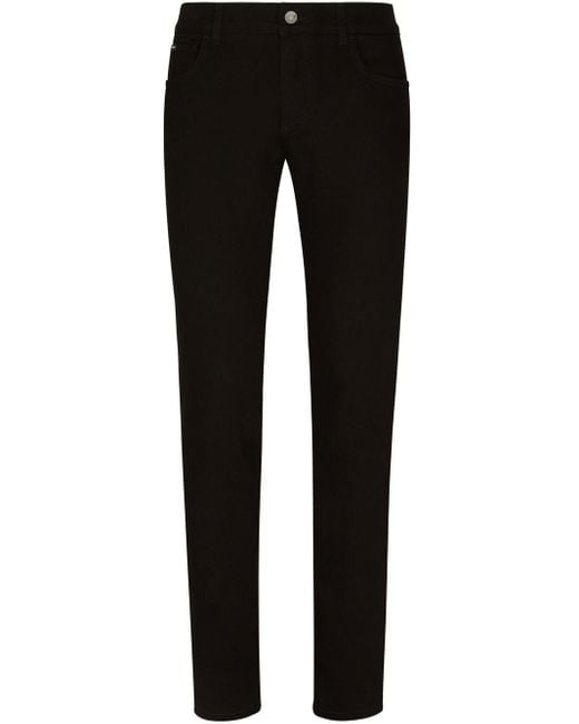 Dolce & Gabbana Black Dg Essentials Skinny Jeans for men