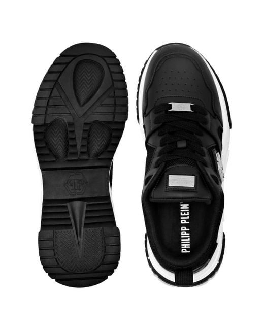 Philipp Plein Black 'predator Hexagon' Sneakers for men