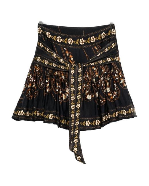 FARM Rio Women's Black Tie-Detail Skirt