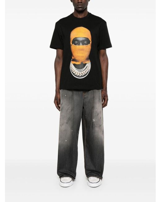Ih Nom Uh Nit Black Printed T-shirt for men
