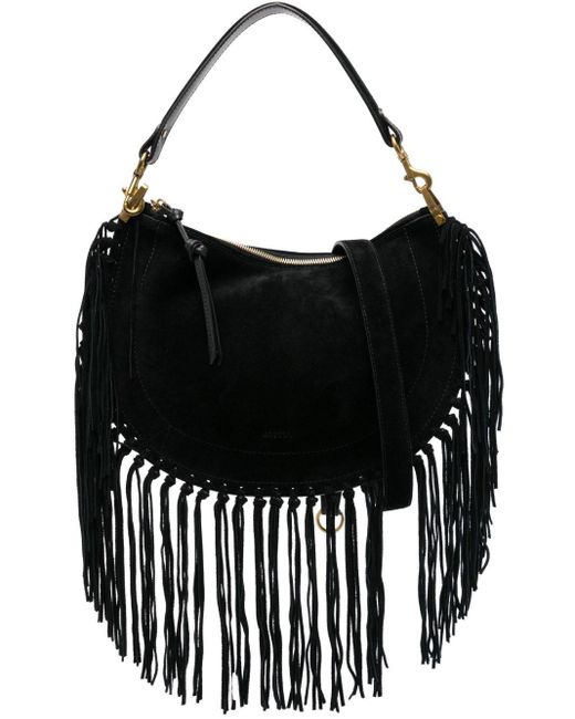 Isabel Marant Black Oskan Moon Small Bag