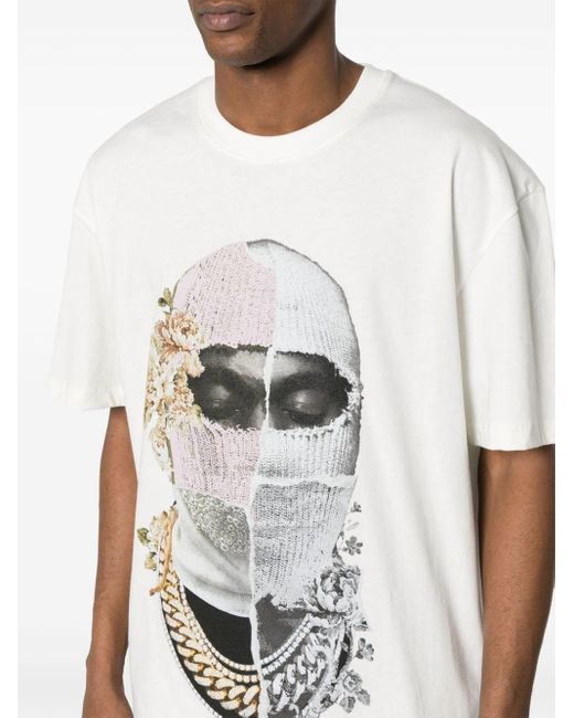 Ih Nom Uh Nit White Printed T-shirt for men