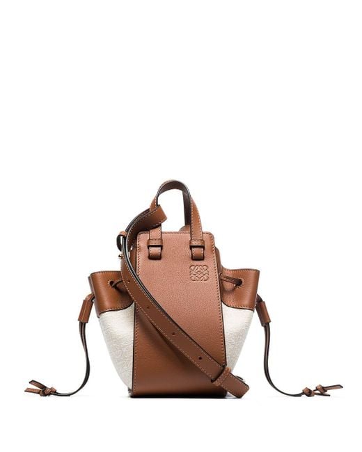 Loewe Mini Hammock Bag in Brown Lyst