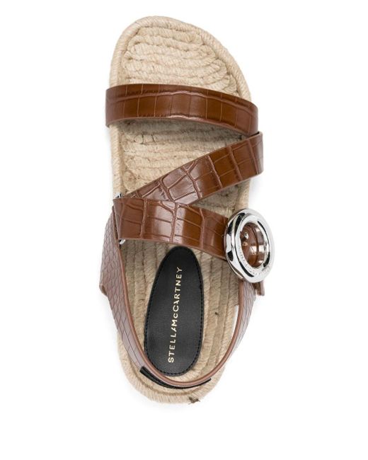 Sandali S-Wave Gaia di Stella McCartney in Brown