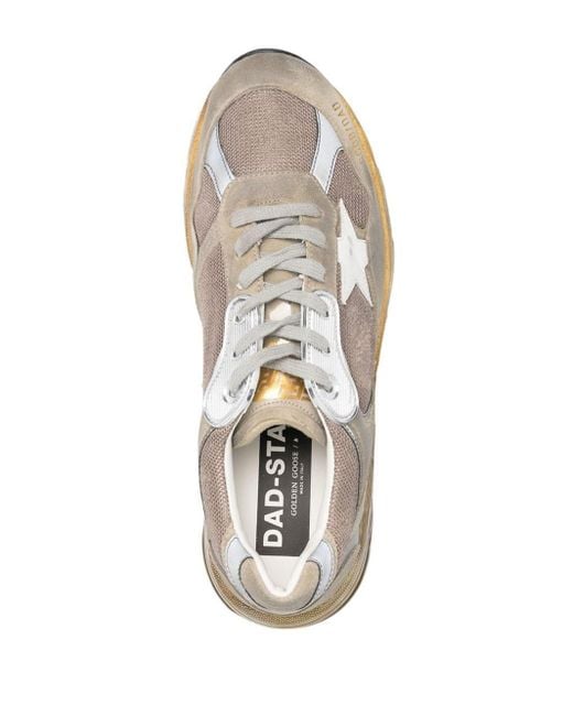 Golden Goose Deluxe Brand Gray 'dad-star' Sneakers for men