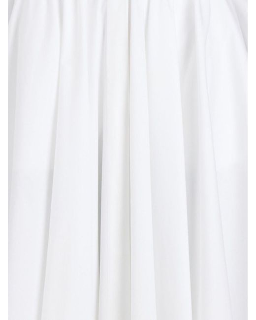 Abito in popeline di cotone di Patou in White