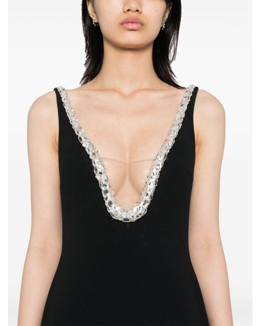 Abito con cristalli di David Koma in Black