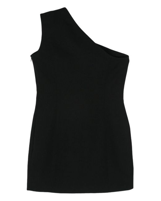 Balmain Black One-shoulder Mini Dress