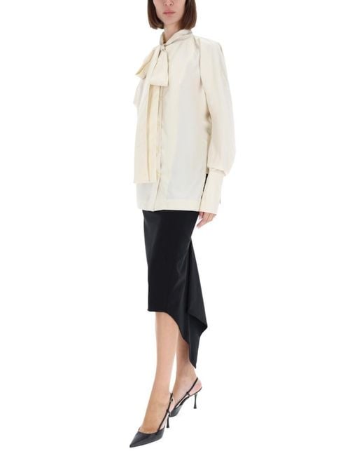 THE LATEST White Relaxed Solid Shirt