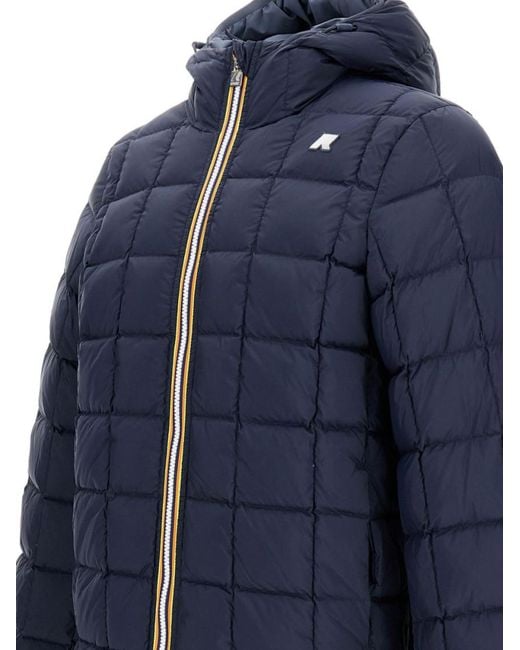 K-Way Blue Reversible Jacket for men