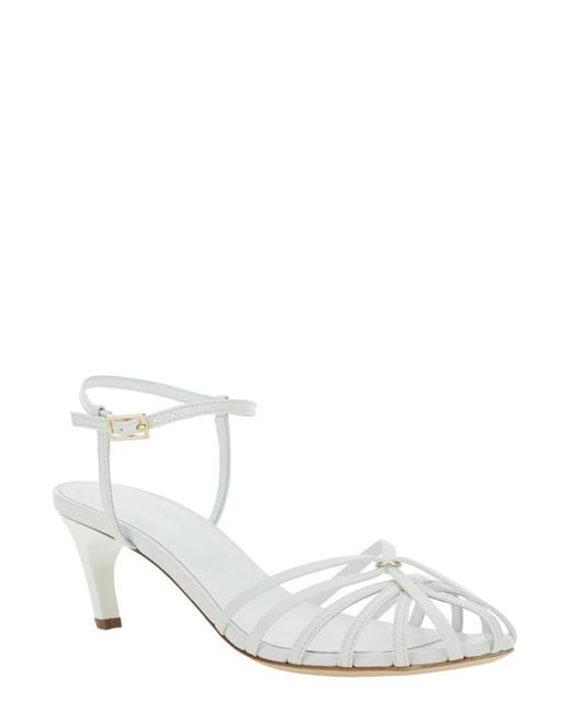 Semicouture White Cage Heels