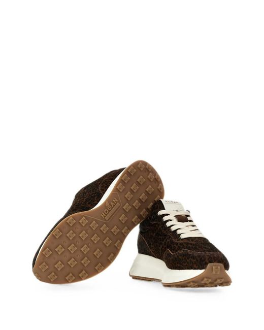 Hogan Black Printed H641 Sneakers