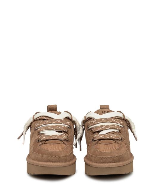 Ugg Brown Lace-Up Sneakers