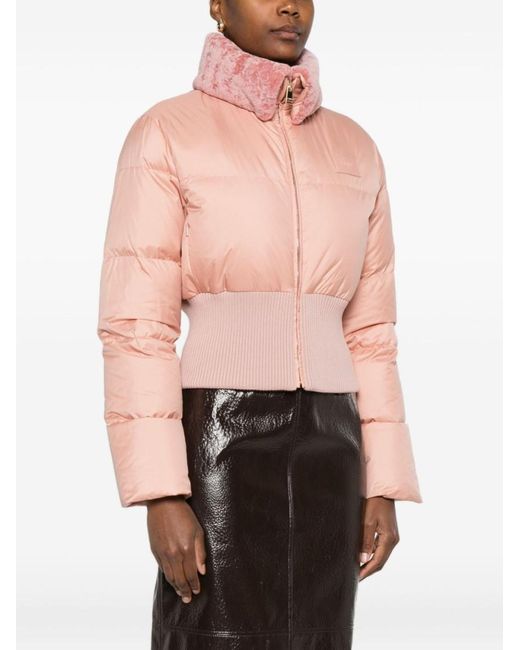 Fendi Pink Logo Jacket