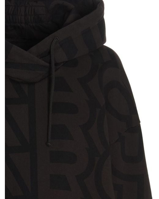 Marc Jacobs Black 'Monogram' Hoodie