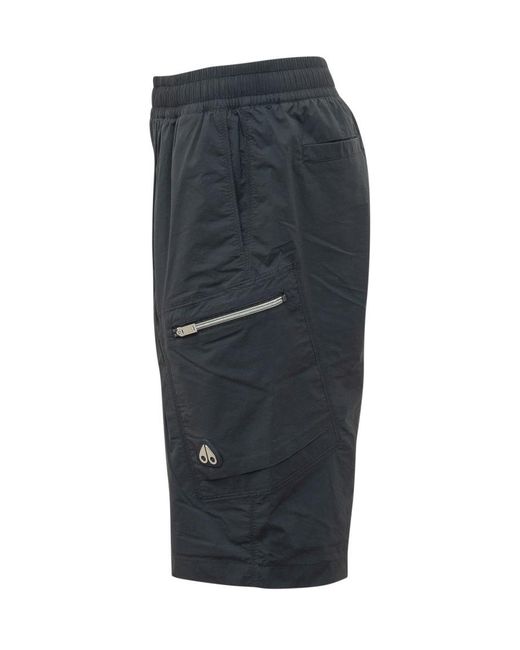 Moose Knuckles Gray Solid Shorts for men