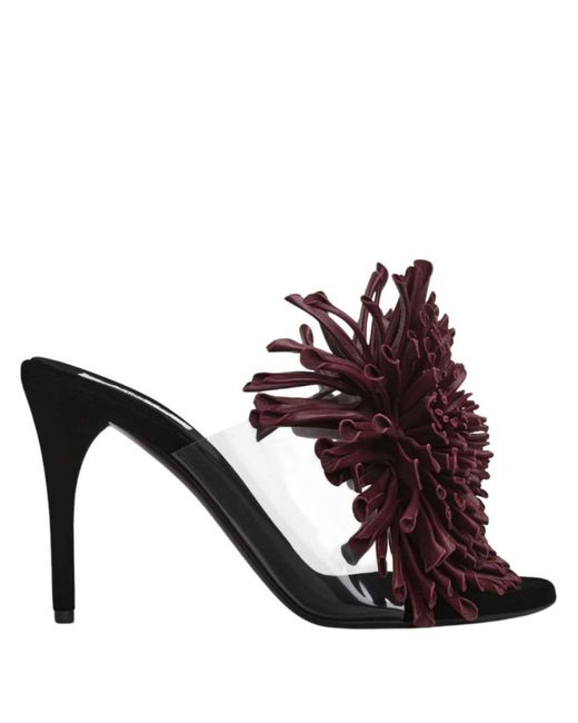 Alaïa White Asymmetrical Sandal