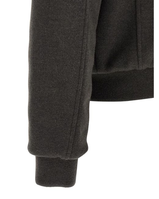 Moorer Black Solid Band Collar Jacket for men