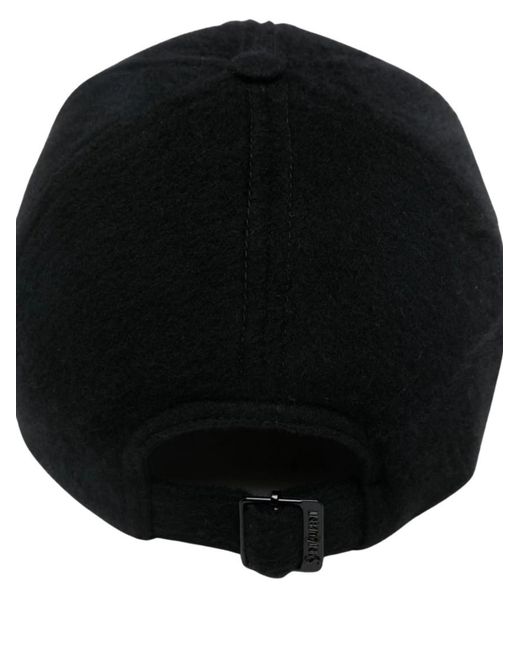 Saint Laurent Vintage Cashmere Cap Saint Laurent Vintage Cashmere Baseball Cap in Black for Men  main image 4