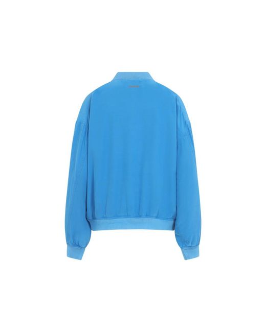 Versace Blue Solid Jacket