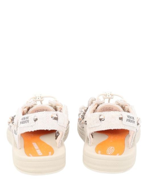 Keen White Woven Sandals