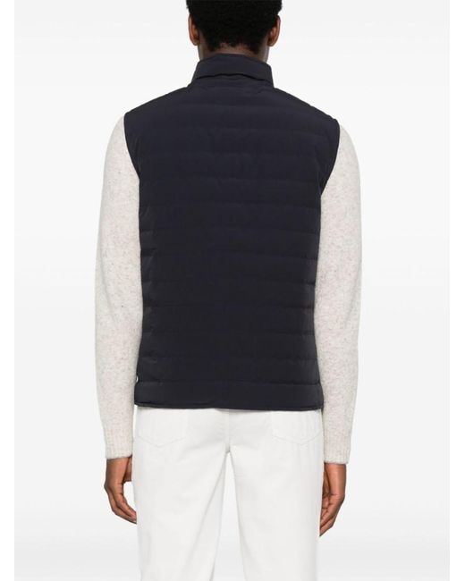 Brunello Cucinelli Black Nylon Down Jacket for men