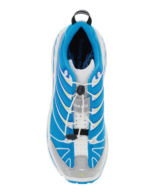 Hoka One One Blue Drawstring Sneakers for men