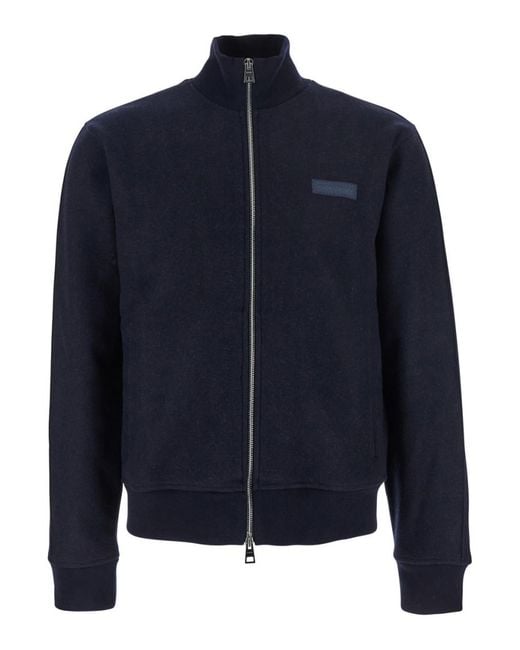 Givenchy Blue Logo Jackets for men