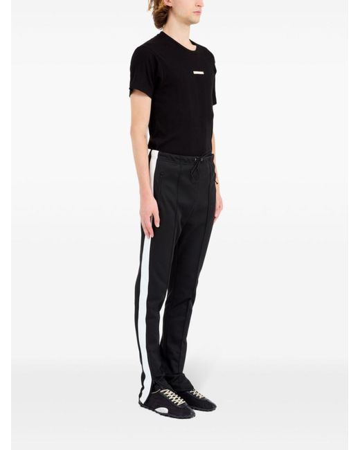 Maison Margiela Black Cotton Blend Trousers for men