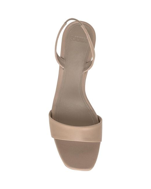 3Juin Natural Slingback Heels