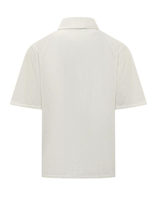 Our Legacy White Regular Solid Shirt for men