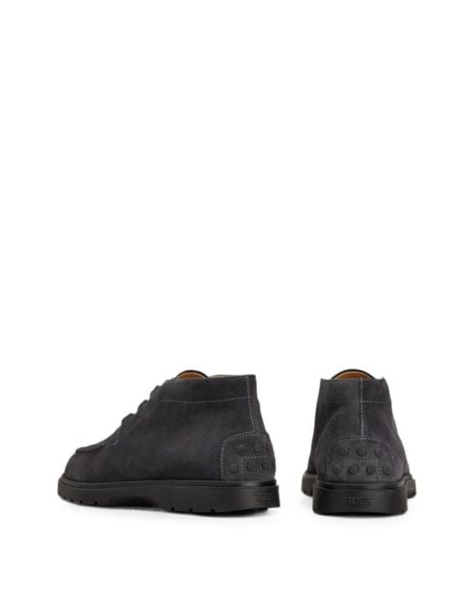 Tod's Black Suede Boots for men