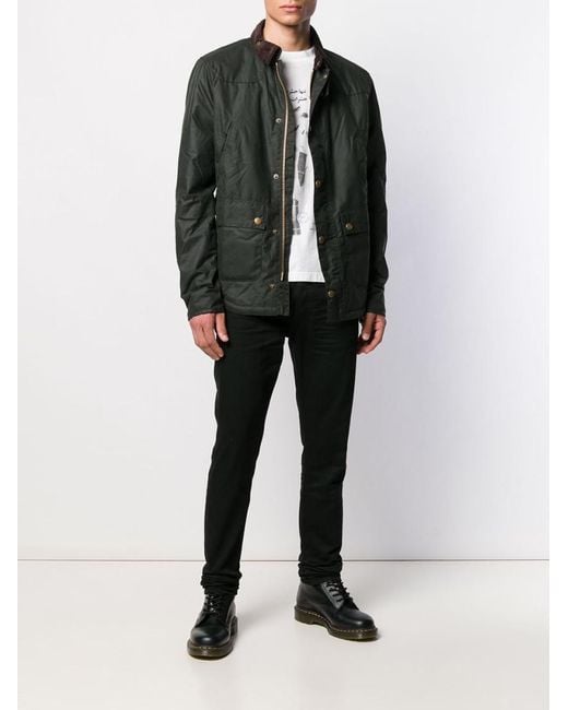 Barbour Black Reelin Solid Jacket for men