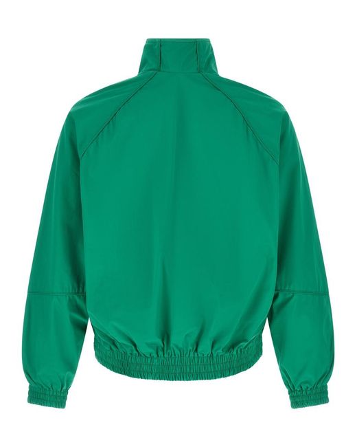 Willy Chavarria Green Logo Zip-Up Jacket for men