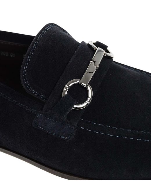 Corneliani Black Bit Loafers for men