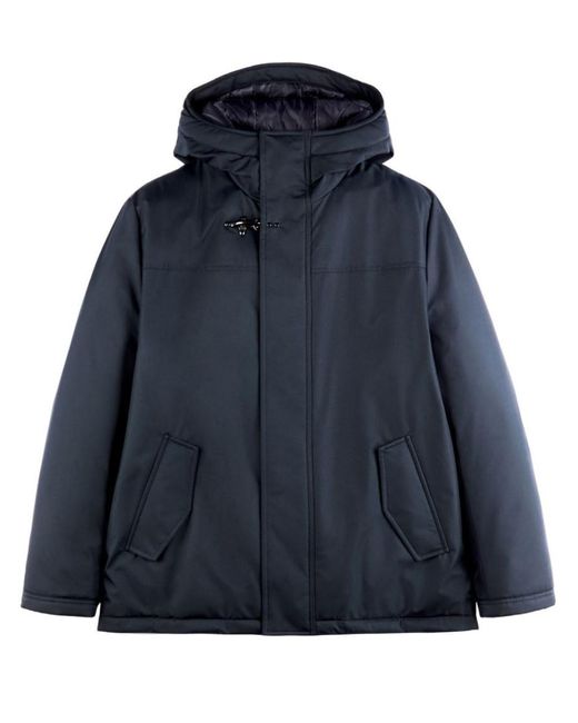 Fay Blue Double Front Caban Jacket for men