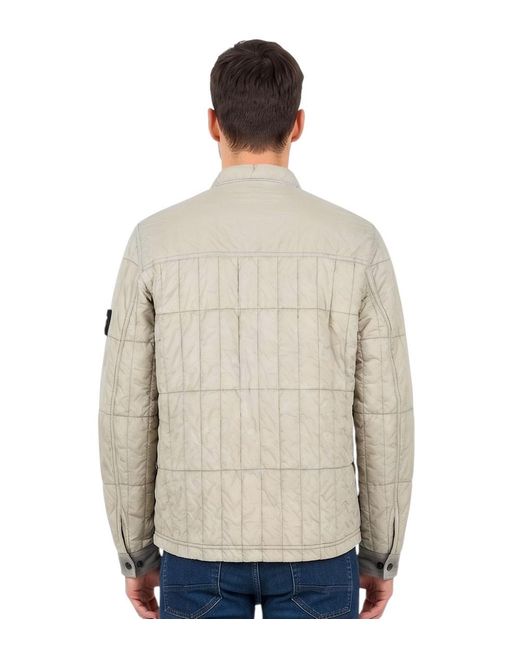 Stone Island Natural Light Quilted Jacket for men