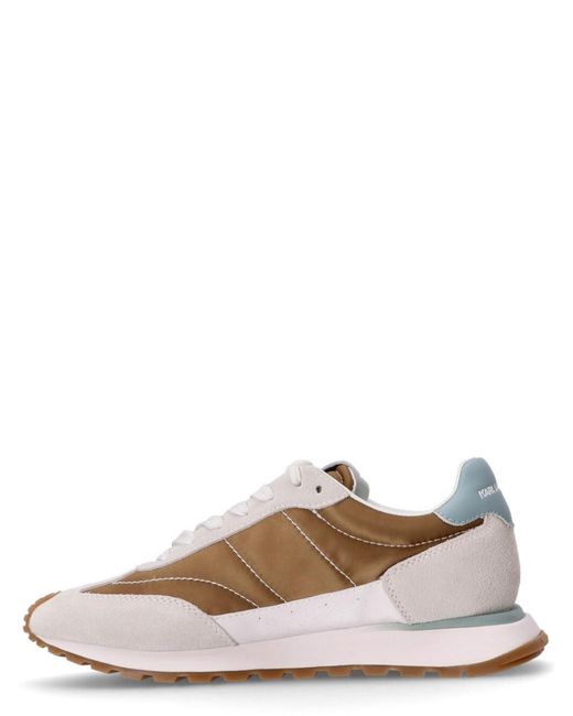 Karl Lagerfeld Brown Logo Sneakers