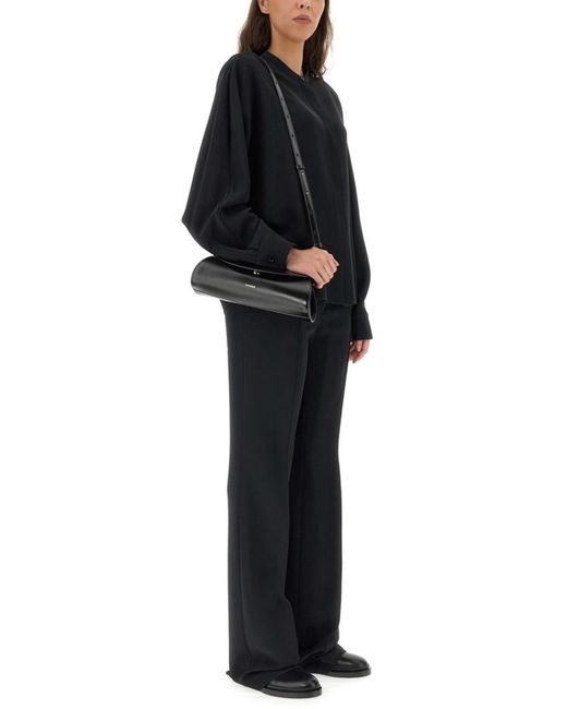 Jil Sander Black Regular Solid Shirt